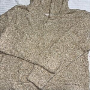 SO Perfectly Soft Tan Comfy Fuzzy Zip Up Hoodie Size 2X